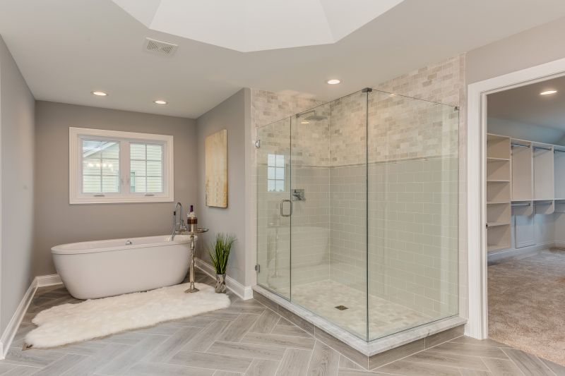 Open Concept Shower Design